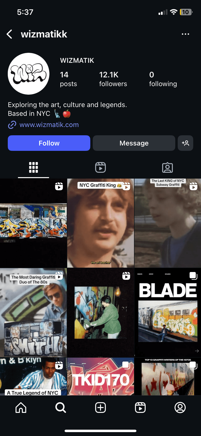Wizmatik Instagram